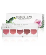 Rhubarb + Rose Creamy Lip &amp; Cheek Palette Seraphine Botanicals AUTHENTIC... - $27.45