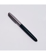Parker- Vintage Inverted Ridge Clip Hunter  Green/Silver Tone Fountain Pen - $642.02 MXN