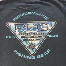 Columbia PFG Men's Black Cotton Long Sleeve Crewneck Graphic T-Shirt Size XL image 3