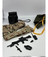 GI JOE  12 Inch Action Figure Doll ACCESSORIES - Clothes, Weapons. Backp... - $277.32 MXN