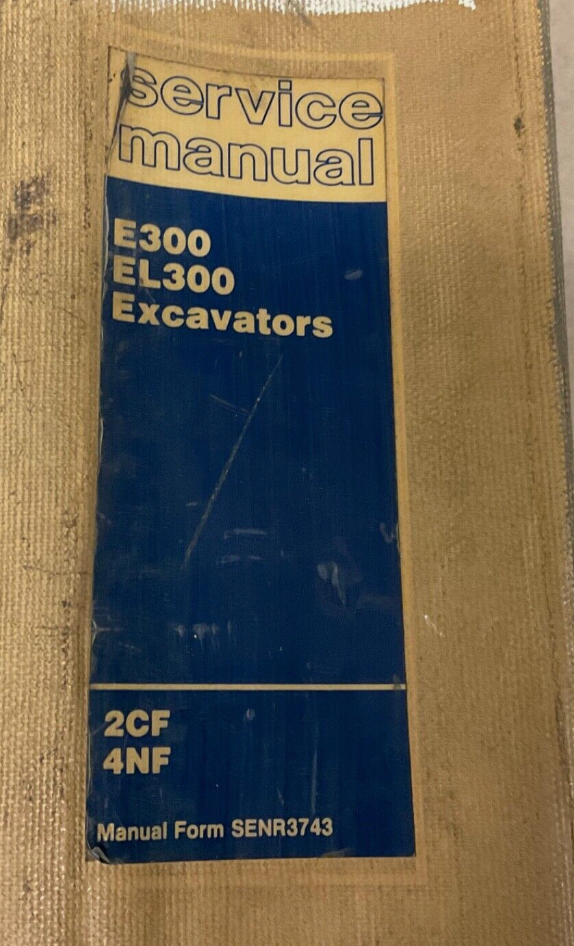 Caterpillar CAT E300 EL300 EXCAVATORS 2CF 4NF Servizio Shop Manuale SENR... - £105.31 GBP