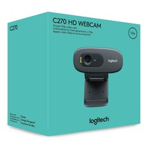 Logitech - C270 - HD 720P Webcam USB 2.0 - Black - £27.37 GBP