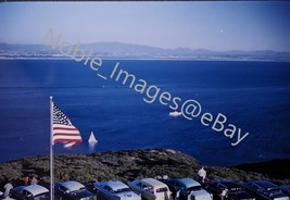 1960 Point Loma Parking Classic Cars San Diego California Kodachrome 35mm Slide - £4.35 GBP