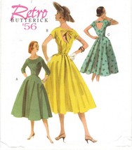 Misses Butterick Retro Vintage &#39;56 Rockabilly Dress and Belt Sew Pattern... - $14.99