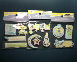 Baby Boy Blue Scrapbook Embellishments - $5.50