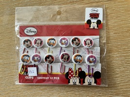 NWOT/NIP/DISNEY/MICKEY/MINNIE/DONALD/DAISY/PAPER CLIPS/ONE PACKAGE OF 12 - £7.99 GBP