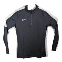 Nike Academy 23 Drill Top 1/4 Zip Long Sleeve Soccer Womens Medium DR1354 Black - £22.37 GBP