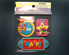 Party Time Scrapbook Embellishments - $2.50