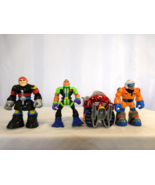 Rescue Heroes Hal E. Copter Fire Truck Helicopter +  Rescue Heroes Bots - $245.03 MXN