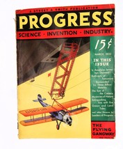 Vtg Progress Science Invention Industry March 1933 Air Ship Plane Magazi... - $25.00