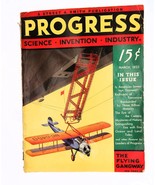 Vtg Progress Science Invention Industry March 1933 Air Ship Plane Magazi... - $34.68 CAD