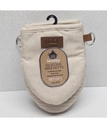 Colordrift Kitchen Saxony Tan Oven Mitts Set Of 2 Cotton Silicone - $26.99 CAD