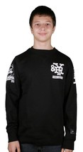 Young and Reckless Jersey Tee Long Sleeve #86 Cotton Black White Graphic... - $29.99+
