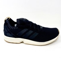 Adidas Originals ZX Flux PK Black Gum Mens Primeknit Running Sneakers BA7371 - £78.62 GBP