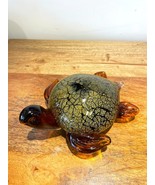 Sculpture en vitrail de Murano faite à la main &quot; Tortue &quot; - £109.56 GBP