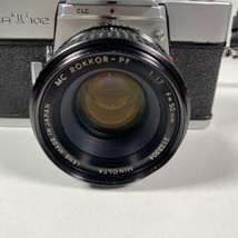 Minolta SRT-102 Camera W/ 50mm f1.7 Lens &amp; Filter - £110.43 GBP