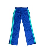 Nike Athletic Pants Size Small Blue With Green Piping Pockets Jogger 28X32 - £13.64 GBP