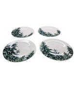 Royal Norfolk 7 1/2&quot;Christmas Holly Wreath Appetizer/Snack Plate Set Of ... - $87.88