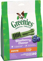 GREENIES Petite Dental Dog Treats Blueberry: Vet-Recommended Dental Chews for Sm - £29.85 GBP