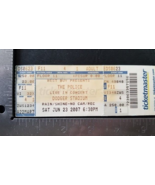 THE POLICE - ORIGINAL 2007 DODGER STADIUM CALIFORNIA UNUSED WHOLE CONCER... - $35.00
