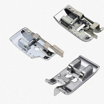 QuiltMaster Trio: 1/4&quot; Quilting, Stitch-in-Ditch &amp; Overcast Presser Foot... - $27.67