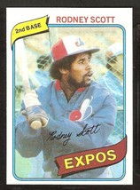Montreal Expos Rodney Scott 1980 Topps Baseball Card # 712 Nr Mt - £0.39 GBP