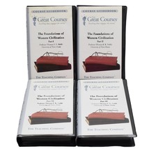 Foundations of Western Civilization Great Courses Teaching Co 24 Cassettes Books - £19.74 GBP