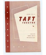 Taft Theatre Program Cincinnati Ohio 1955 The Solid Gold Cadillac  - £12.55 GBP