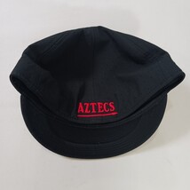 Nice True San Diego Aztecs Men's Cotton Blend Back Fitted Black Baseball Cap Hat image 8
