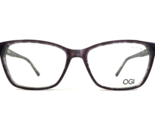 OGI Eyeglasses Frames 3138/2340 EVOLUTION Purple Tortoise Cat Eye 55-17-145 - $128.69