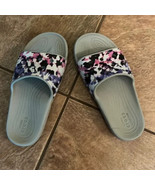 Crocs unisex Slide Sandal Shoes Tie Dye Grey Purple Pink Blue Black SZ 8... - $374.78 MXN