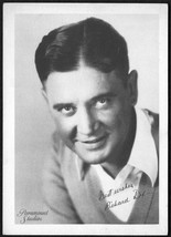 Richard Dix - Original ca. 1920s Film Actor Paramount Studios Publicity ... - $15.75