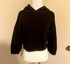 Zara Kids Girls Black Pullover Hoodie 10 - £16.30 GBP