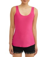 No Boundaries Women&#39;s Juniors Scoop Tank Top Shirt Medium (7-9) Fuchsia ... - $9.85