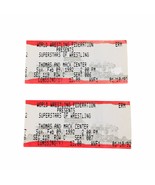 Lot of 2 Vtg 1992 WWF Superstars of Wrestling Tickets Used Ticket Stubs ... - £93.05 GBP