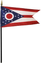 Ohio - 4&quot;X6&quot; Stick Flag - £2.55 GBP