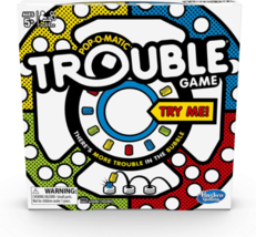 Trouble Board Fun Game for Kids Ages 5 and Up 2-4 Players Hasbro New USA - $19.79