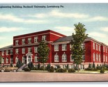 Engineering Building Bucknell University Lewisburg PA UNP Linen Postcard R4 - $4.04