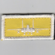 Usaf Air Force Flight Suit Sleeve F-15 Hook Yellow Loop Embroidered Jacket Patch - £28.05 GBP