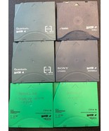 Lot of 6 Mixed LTO Ultrium Tapes: HP, Quantum LTO4 + Sony &amp; Imation LTO3... - $1,124.63 MXN