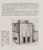 1937 Magazine Picture Sunbeam Oil-Burning Air Conditioning New Model vs ... - £9.30 GBP