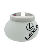 Lexus Golf Visor White Embroidered Tennis Hat Cap TEXACE USA Vintage  - $41.42 CAD