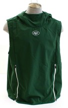 Nike Shield Green New York NY Jets Sideline Fly Rush Hooded Vest Men's NWT - $149.99