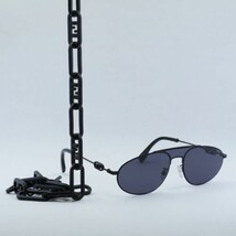 FENDI FE40072U-Y 01A Black/Dark Gray With Black Chain 57-17-140 Sunglass... - $259.20