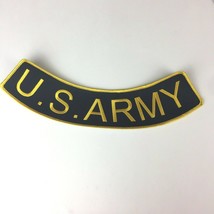U.S. ARMY  TAB PATCH Embroidered Sew-On Black and Yellow Approx 10.5 INC... - $5.94