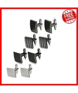 Elegant Cufflink Set for Men - 4 Pairs, Perfect for Weddings &amp; Formal Ev... - $606.89 MXN