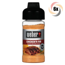 6x Shakers Weber Chicken&#39;n Rib Flavor Seasoning | 2.75oz | Gluten &amp; MSG Free - $27.83