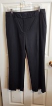 Talbots Woman Heritage Trouser Pant Womens 12P Black Wool Spandex Blend ... - £15.94 GBP