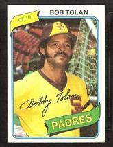 San Diego Padres Bob Tolan 1980 Topps Baseball Card # 708 Ex - £0.39 GBP