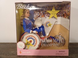 Barbie Becky Paralympic Champion Doll 1999 Mattel 24662 - £31.89 GBP
